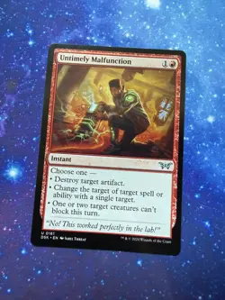 Untimely Malfunction U Duskmourn: House of Horror 161 NM - Image 1