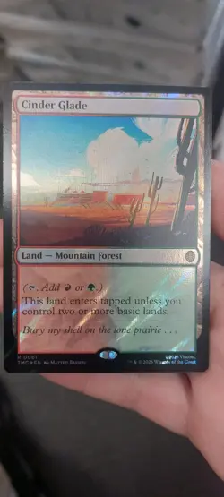 Cinder Glade (Surge Foil) Commander: Teenage Mutant Ninja Turtles Foil - Image 1