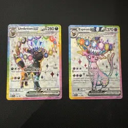 Pokemon TCG Umbreon & Espeon Black Star Promos 175 & 176 - Image 1