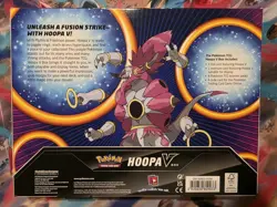 Pokemon TCG Hoopa V Box. New. Factory Sealed. 2 Foils. 4 Booster Packs. - Image 2