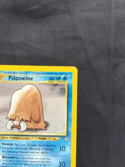 Pokemon Cards: Neo Genesis 1st Edition Uncommon: Piloswine 44/111 - Image 3