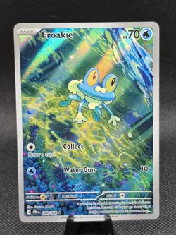 Froakie 088/086 Illustration Rare ME04: Chaos Rising Pokemon Holo NM Full Art! - Image 1