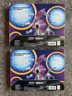 Pokemon TCG Fusion Strike 2x Hoopa V Box New and Sealed - Image 2