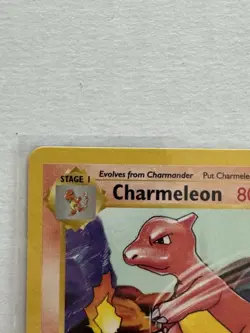 Pokemon Base Set Shadowless Charmeleon 24/102 Non Holo MP - Image 3