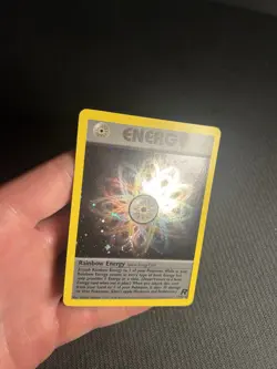 Pokemon TCG Rainbow Energy 17/82 Team Rocket Holo LP - Image 5