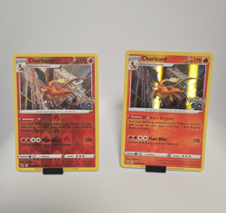 Pokemon TCG Charizard 010/078 Pokemon GO Holo & Reverse Lot 2x Read*** - Image 1