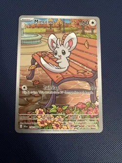 Minccino 152/086 Illustration Rare Pokemon Black Bolt - Image 1