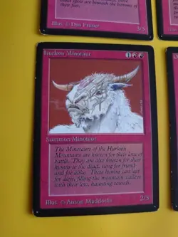 MTG 5 Card Beta Disintegrate,hill giant,hurloon minotaur,wall of stone,oriflamme - Image 2