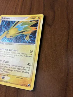 Pokemon TCG Jolteon 8/115 EX Unseen Forces Holo Rare Stage 2 2005 English - Image 3