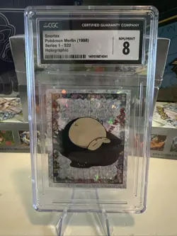 Snorlax Pokemon Merlin 1998 Series 1 Holo Gcg 8 - Image 1