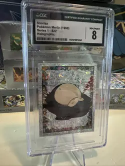 Snorlax Pokemon Merlin 1998 Series 1 Holo Gcg 8 - Image 3