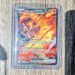 Team Rockets Moltres EX 229/182 Destined Rivals Full Art Holo Card - Image 1