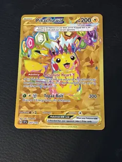 Pikachu ex 247/191 Hyper Rare Gold Surging Sparks Pokemon English NM - Image 1