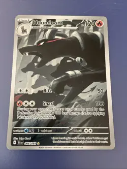 Pokemon Houndoom 066/064 Shrouded Fable Illustration Rare Full Art - Image 1