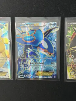 Nintendo 2014 Pokemon TCG 3x Groudon EX Kyogre EX Dragonite EX Holo Eng - Image 2
