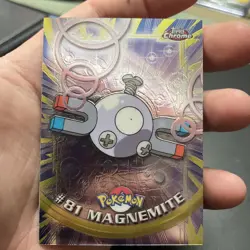 2000 Topps Chrome Pokemon Series 2 #81 Magnemite - Image 1