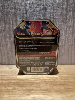 Pokemon TCG Mega Charizard X Ex Tin - BRAND NEW - SEALED - Image 2