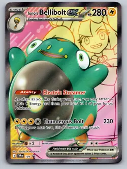 Iono's Bellibolt ex 194 Holo Promo Scarlet & Violet Promo Pokemon Near Mint - Image 1