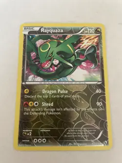 Rayquaza 93/113 Pokemon TCG Legendary Treasures Reverse Holo LP-NM - Image 1