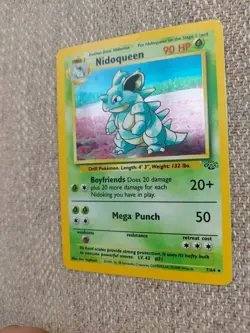 Pokemon TCG Nidoqueen Holo Card 7/64 Jungle Set With Nidoran And Nidorina - Image 4