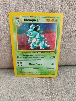 Pokemon TCG Nidoqueen Holo Card 7/64 Jungle Set With Nidoran And Nidorina - Image 5