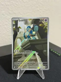Pokemon Golett Sv: Black Bolt Illustration Rare 122/086 - Image 1