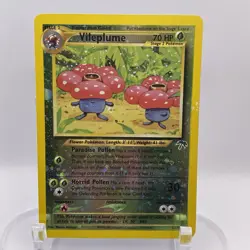 Vileplume Factory Roller Error 17/18 Southern Islands Reverse Holo WOTC Pokemon - Image 1