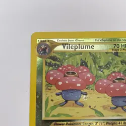Vileplume Factory Roller Error 17/18 Southern Islands Reverse Holo WOTC Pokemon - Image 4