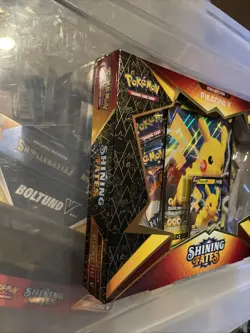 Pokemon TCG Shining Fates Pikachu V Collection Box Factory Sealed Brand New - Image 2