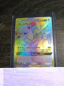 2019 Pokemon Sun & Moon Mega Lopunny/Jigglypuff GX Tag Team - Rainbow Rare - Image 1