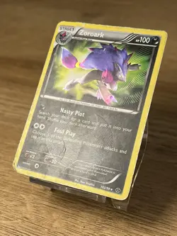 2012 Pokemon Zoroark 102/99 Next Destinies Secret Rare Shiny Holo Damage - Image 2