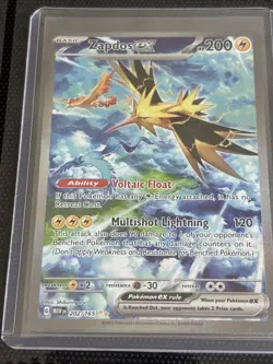 Pokemon TCG Zapdos EX Scarlet & Violet 151 Sir 202/165 - Image 4