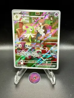 Kirlia - 212/198 Scarlet & Violet Illustration Rare Pokemon - NM - Image 1