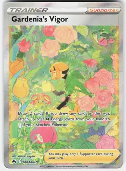 Pokemon Gardenia's Vigor GG61/GG70 Crown Zenith Galarian Gallery Pokemon NM - Image 1