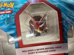 Shiny Mega Collection Gyarados **Figure and Box Only** Near Mint Pokemon Tcg - Image 1