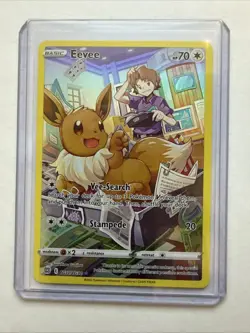 Pokemon TCG Eevee TG11/TG30 Brilliant Stars Ultra Rare Full Art Holo 70HP NM - Image 3