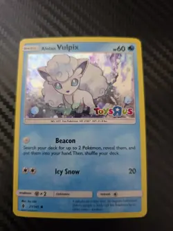 Alolan Vulpix - 21/145 (Toys R Us Promo) Holo Pokemon TCG Exclusive - Image 1