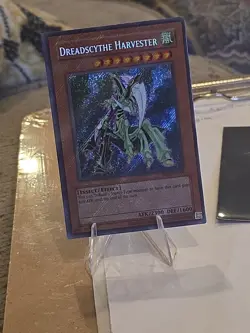 Yugioh Dreadscythe Harvester RP02-EN100 Secret Rare Unlimited NM - Image 1