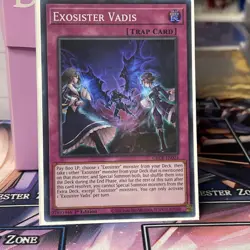 YuGiOh! - Exosister Vadis GRCR-EN024 Super Rare 1st Edition Near Mint - Image 1