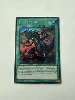 Yu-Gi-Oh! - The Fang of Critias - Ultra - 1st - LCKC-EN037 - NM - Image 1