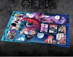 One Piece Trading Card Game Character Playmat with Zones and Manga Art HOT - Image 5