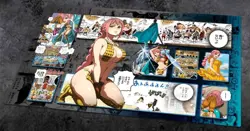 60*35cm Rebecca One Piece Playmat With Zones Opcg Tcg Card Game Play Mat - Image 1