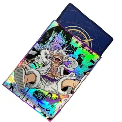60PCS Trading Card ONE PIECE Luffy Iridescent OPCG Card Sleeves 66X91mm Standard - Image 5