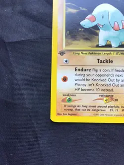 Pokemon Cards: Neo Genesis 1st Edition Uncommon: Phanpy 43/111 - Image 5