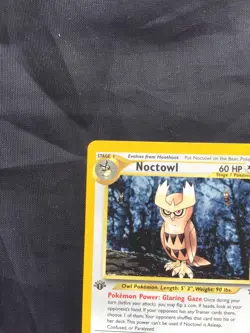 Pokemon Cards: Neo Genesis 1st Edition Uncommon: Noctowl 42/111 - Image 2