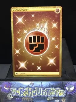Pokemon Card Fighting Energy 233/198 Chilling Reign Gold Secret Rare NM - Image 1