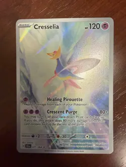 Cresselia Illustration Rare Holo 71/64 Shrouded Fable Pokemon TCG NM - Image 1