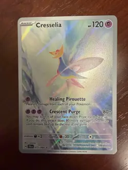 Cresselia Illustration Rare Holo 71/64 Shrouded Fable Pokemon TCG NM - Image 2