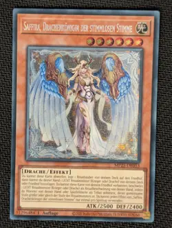 Saffira Drachenkonigin der stimmlosen Stimme MP25-DE053 Secret Rare DE NM YUGIOH - Image 1