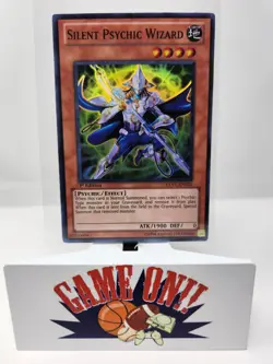 YuGiOh Silent Psychic Wizard EXVC-EN025 1st Edition Super Rare LP - Image 1